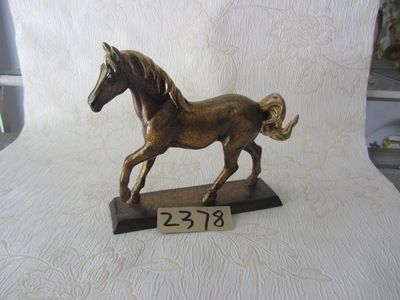 【樹(shù)脂陶瓷工藝品(金色駿馬)小】?jī)r(jià)格,廠家,圖片,塑料、樹(shù)脂工藝品,德化縣印藝印刷有限責(zé)任公司-