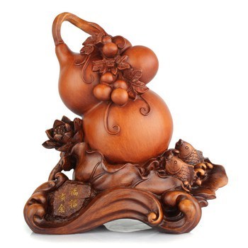 禮佳誠(chéng) 風(fēng)水葫蘆貔貅擺件工藝品招財(cái)家居裝飾品擺設(shè) 創(chuàng)意開(kāi)業(yè)禮品 特大號(hào)木紋葫蘆福祿有余+送五帝【圖片 價(jià)格 品牌 報(bào)價(jià)】-