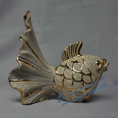 【陶瓷工藝品 送禮 廠家直銷 電鍍擺件 錦鯉】價(jià)格,廠家,圖片,陶瓷工藝品,汕頭市潮陽區(qū)金灶玉素陶瓷經(jīng)營部-