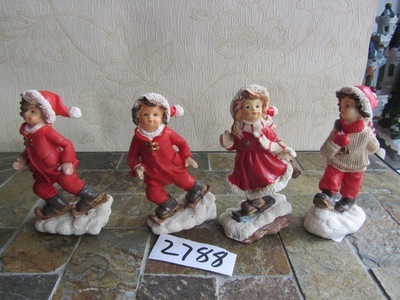 樹脂陶瓷工藝品人物 雪人女孩紅色四款——價格、廠家與產品詳情