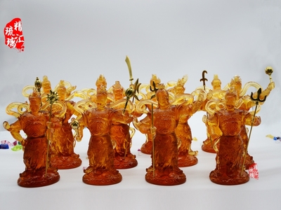 十二藥叉神將琉璃佛像 藥師壇城護(hù)法神將的藝術(shù)與工藝